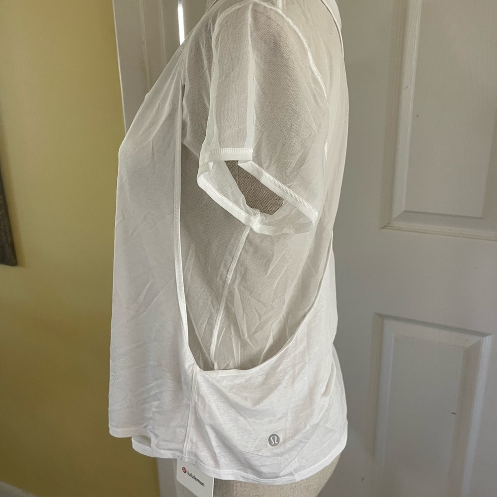 NWT Lululemon Set the Course Short Sleeve Shirt - Size 8 - Picture 5 of 8